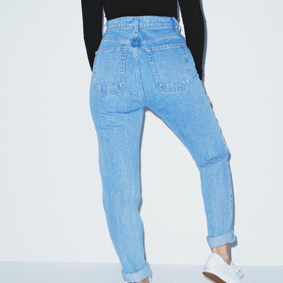 American Apparel Women's High-Waist Jean - Picture 10 of 11